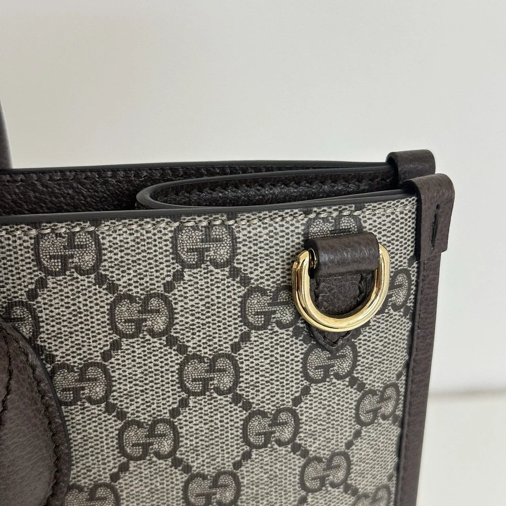 Preloved Gucci X Pablo Delcielo‎ GG Supreme Tote Bag Marilyn Monroe Poetry